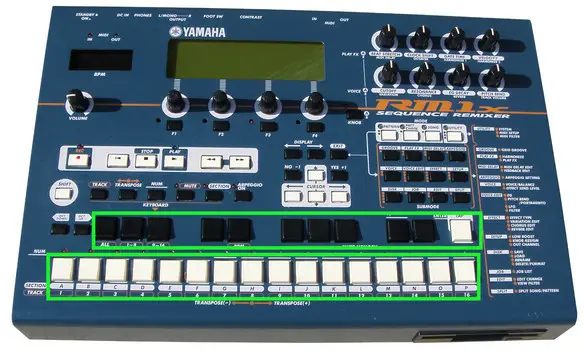 Yamaha RM1X Interrupteur Souple